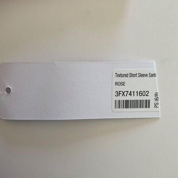 NWT Soft Surroundings Textured Ribbed Short Sleeve Santiago Dress S Petite Rose - Picture 9 of 9